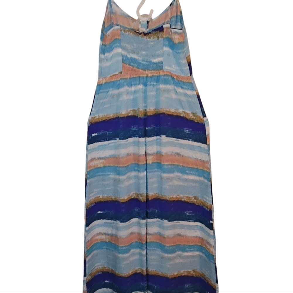 Colorful Striped Maxi Dress